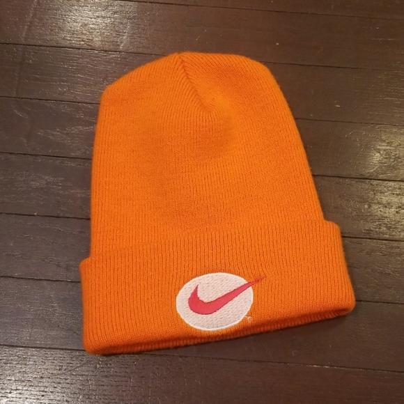 orange nike beanie